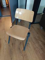 Vintage Houten Stoel - industriël, Ophalen, Gebruikt, Bruin, Old style