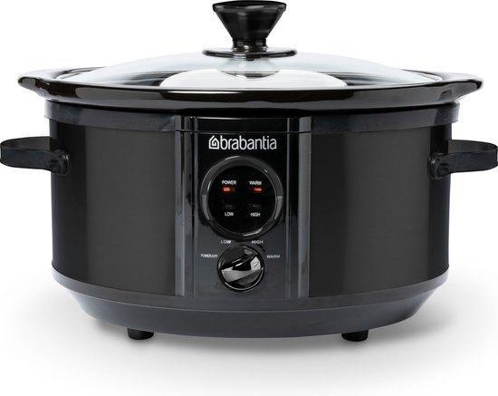 Brabantia slowcooker 3.5 liter, Witgoed en Apparatuur, Slowcookers, Nieuw, Timer, Vaatwasmachinebestendig, Ophalen of Verzenden