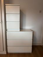 Ladekast wit (Ikea MALM), Huis en Inrichting, Ophalen, Gebruikt, 50 tot 100 cm, 3 of 4 laden