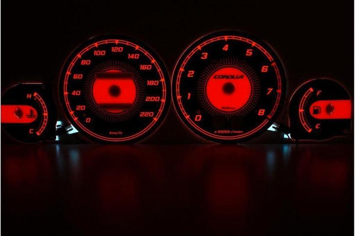 Toyota Corolla E10 - Indiglo Tellerplaten, Auto diversen, Tuning en Styling, Ophalen of Verzenden