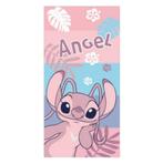 Stitch Badlaken Angel - Sneldrogend - Disney Strandlaken, Kinderen en Baby's, Kinderkleding | Kinder-zwemkleding, Stitch, Meisje