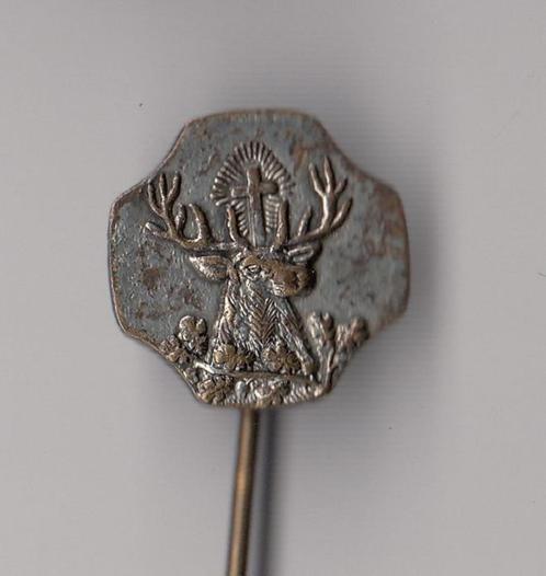 Jacht speldje Hert, Verzamelen, Speldjes, Pins en Buttons, Gebruikt, Speldje of Pin, Overige onderwerpen, Ophalen of Verzenden