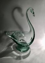 Glazen mondgeblazen zwaan, schaal van glas, handgemaakt, Huis en Inrichting, Woonaccessoires | Schalen en Manden, Ophalen of Verzenden
