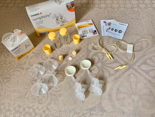 Complete dubbele kolfset Medela Symphony incl GRATIS extra’s, Kinderen en Baby's, Babyvoeding en Toebehoren, Zo goed als nieuw