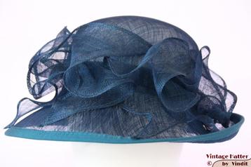 Dameshoed Complit by Marisa blauw sisal sinamay 58 nieuw  beschikbaar voor biedingen