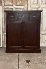 Stoere oude oakwood kast, ladenkast, authentieke details., Ophalen, Gebruikt, -, -