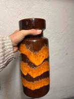 Retro oranje/bruine vintage WestGermany zgan!, Antiek en Kunst, Antiek | Vazen, Ophalen