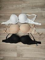 3x BH met push up effect Primark maat 85 C twv € 27,00, Primark, Ophalen of Verzenden, Zwart, BH