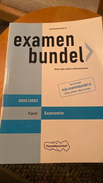 Examenbundel - havo Economie 2021/2022