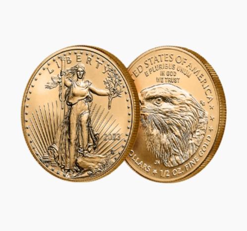 American Gold Eagle 1/2 oz 2023 5000 dollars, Postzegels en Munten, Munten | Nederland, Overige waardes, Vóór koninkrijk, Goud