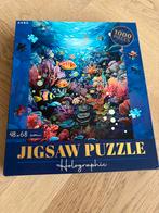 Jigsaw puzzel holographic 1000 stukjes vissen, Ophalen, Zo goed als nieuw
