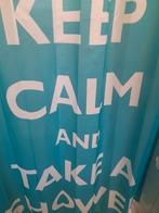 Douchegordijn met uitschuifbare stang, Huis en Inrichting, Ophalen, Zo goed als nieuw