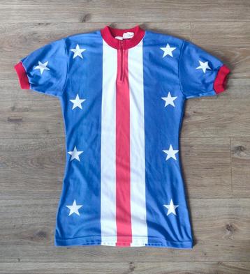 Koerstrui wielershirt team USA jaren '80 beschikbaar voor biedingen