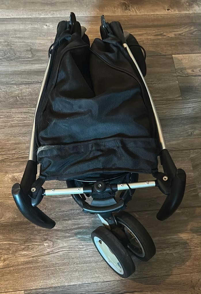 Quinny Zapp Xtra 2 Kinderwagen - Zwart, Kinderen en Baby's, Kinderwagens en Combinaties, Gebruikt, Kinderwagen, Quinny, Verstelbare duwstang