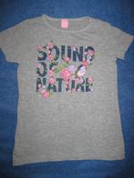 Grijs shirt, 104/110, Girls, Kinderen en Baby's, Kinderkleding | Maat 104, Ophalen of Verzenden, Zo goed als nieuw, Meisje, Shirt of Longsleeve