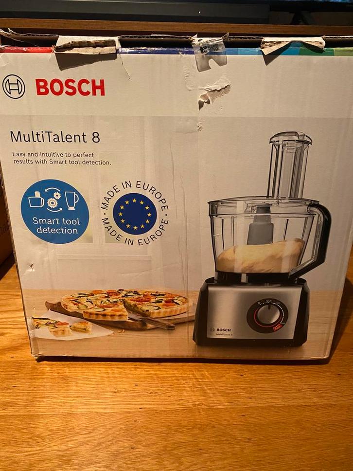 Bosch MultiTalent 8 Keukenmachine, Witgoed en Apparatuur, Keukenmixers, Nieuw, 2 tot 3 liter, 3 snelheden of meer, Vaatwasserbestendig