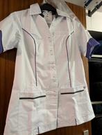 Wit zorgjasje met paarse accenten - XS, Kleding | Dames, Wit, Nieuw, Ophalen of Verzenden, Korte mouw