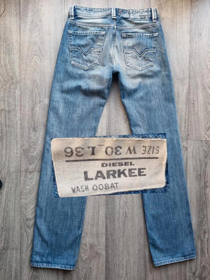 Diesel LARKEE * 008AT * W30 L36 * 30x36 - STRAIGHT - #D3228, Kleding | Heren, Spijkerbroeken en Jeans, Zo goed als nieuw, W32 (confectie 46) of kleiner