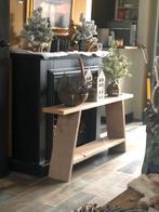 Stoere sobere tafel/bankje - 127x19x57 cm, Huis en Inrichting, Tafels | Sidetables, Gebruikt, 100 tot 150 cm, Ophalen of Verzenden
