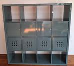 2x Kallax Ikea kasten 147x147, grijs/blauw, hoogglans., Huis en Inrichting, Kasten | Overige, Ophalen, Zo goed als nieuw