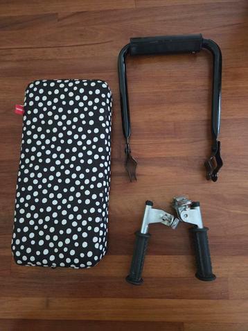 Fietszitje Accessoires: Zitkussen, Rugleuning, Voetsteunen beschikbaar voor biedingen