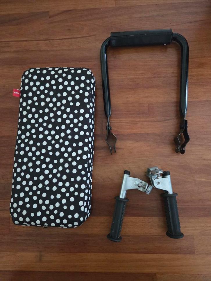 Fietszitje Accessoires: Zitkussen, Rugleuning, Voetsteunen, Fietsen en Brommers, Fietsaccessoires | Fietsstoeltjes, Ophalen of Verzenden