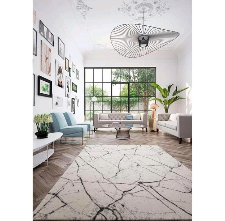 Nieuw Vloerkleed Ururi Grijs - Leen Bakker 160x230, Huis en Inrichting, Stoffering | Tapijten en Kleden, Nieuw, 150 tot 200 cm