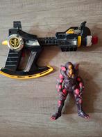 MMPR Power Rangers Zwaard gun + Poppetje, Kinderen en Baby's, Speelgoed | Actiefiguren, Ophalen of Verzenden, Gebruikt