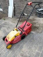 Wolf Garten Grasmaaier in hoogte verstelbare+ opvangbak, Ophalen, Cirkelmaaier, Elektrische grasmaaier, Zo goed als nieuw