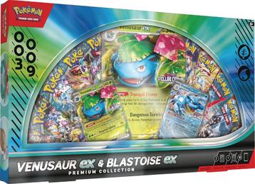 Pokemon Venusaur Ex & Blastoise EX Premium collection beschikbaar voor biedingen