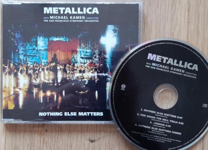 METALLICA - Nothing else matters ( maxi 4 tracks ), Cd's en Dvd's, Cd's | Hardrock en Metal, Zo goed als nieuw, Ophalen of Verzenden