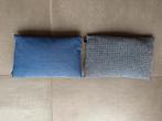 Hay Kussens - Set van 2, Huis en Inrichting, Woonaccessoires | Kussens, Ophalen of Verzenden, Zo goed als nieuw, Blauw, Rechthoekig