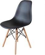 Eetkamerstoelen - black chairs, Metaal, Twee, Gebruikt, Zwart