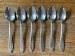 6x Vintage verzilverde Nescafe 60 koffielepels theelepels, Antiek en Kunst, Antiek | Bestek, Ophalen of Verzenden