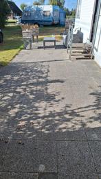 Terrastegels grijs 40x60 cm - 30 m², Tuin en Terras, Tegels en Klinkers, Ophalen, Gebruikt, 5 tot 10 m², Beton