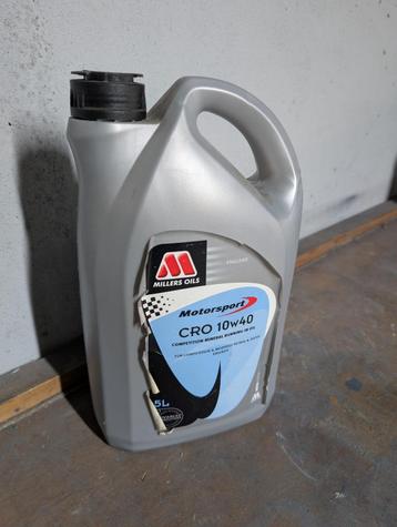 Millers Oils CRO inloopolie | Motorsport | minerale olie beschikbaar voor biedingen