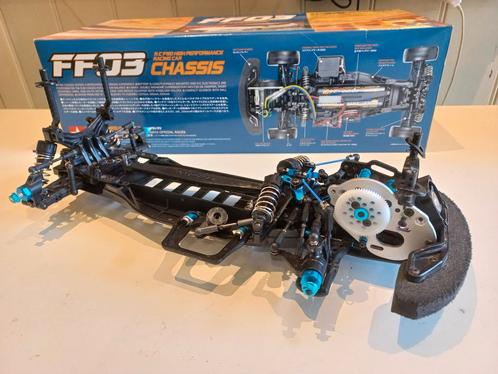 Tamiya ff03 met veel options, Hobby en Vrije tijd, Modelbouw | Radiografisch | Auto's, Zo goed als nieuw, Auto onroad, Elektro