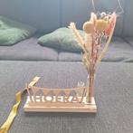 Verjaardag Decoratie - Hoera!, Nieuw, Ophalen of Verzenden, Bruin, Hout