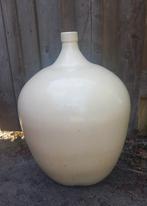 Vaas Gistfles Wijnfles, Huis en Inrichting, Woonaccessoires | Vazen, Ophalen, 50 tot 75 cm, Wit, Glas