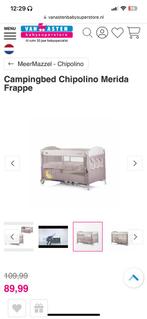 Campingbedje Chipolina Merida Frappe nieuw, Ophalen, Nieuw, Minder dan 140 cm, Matras