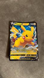 Pikachu V promo kaart oversized, Ophalen of Verzenden, Zo goed als nieuw