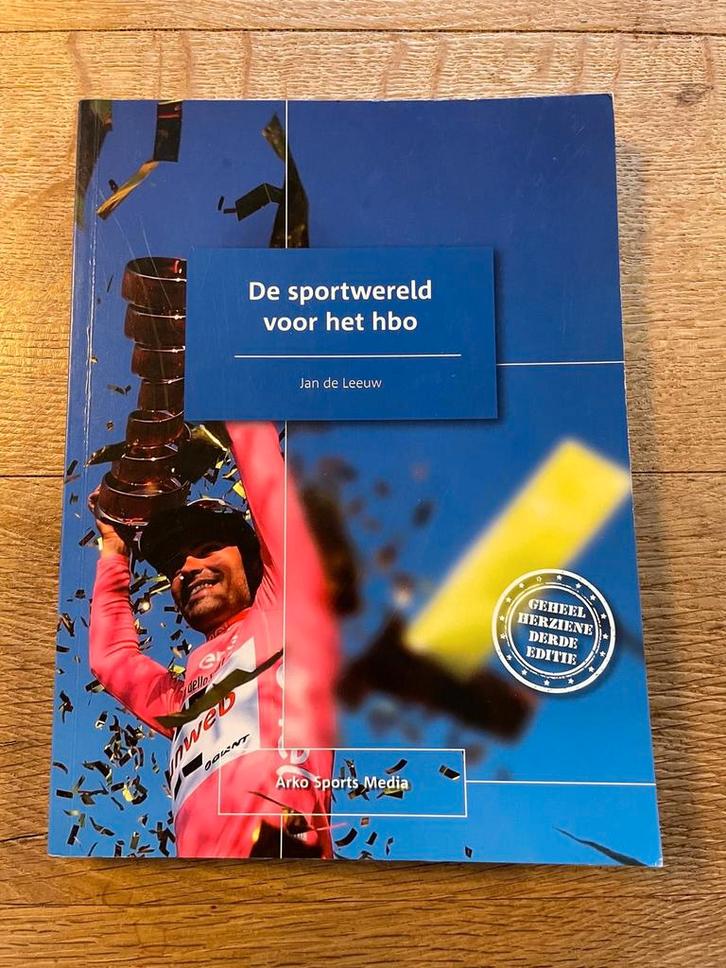 Sportwereld voor het HBO - Jan de Leeuw, Boeken, Sportboeken, Gelezen, Overige sporten, Ophalen of Verzenden