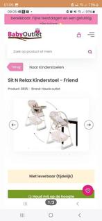 Kinderstoel hauck incl baby opzetstuk, als nieuw, Kinderen en Baby's, Kinderstoelen, Ophalen, Zo goed als nieuw, Meegroeistoel