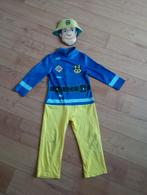 Brandweerman Sam pak - Maat 104-110, Kinderen en Baby's, Carnavalskleding en Verkleedspullen, Ophalen of Verzenden, Gebruikt, 110 t/m 116
