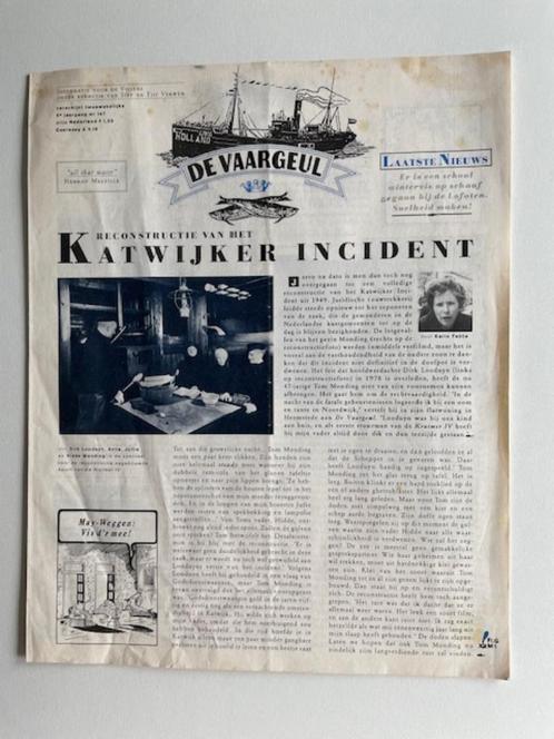 Katwijker incident. De Vaargeul  VPRO oktober 1990 3e j.gang, Boeken, Tijdschriften en Kranten, Zo goed als nieuw, Overige typen