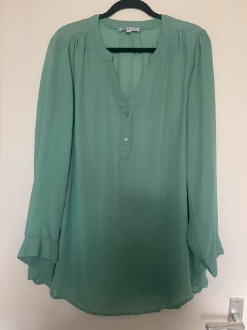 Miss Etam groene blouse maat 50 beschikbaar voor biedingen