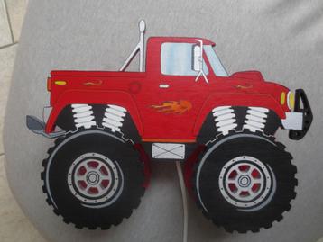 Monstertruck auto wandlamp lamp beschikbaar voor biedingen