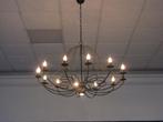 2 Sfeervolle Italiaans design kroonlampen “Fanzen Lily”, Ophalen, Zo goed als nieuw, Metaal, 50 tot 75 cm