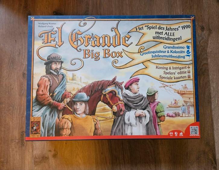 El Grande Big Box bordspel, Hobby en Vrije tijd, Gezelschapsspellen | Bordspellen, Nieuw, Ophalen of Verzenden