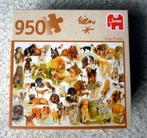 Honden 950 stukjes, met poster - compleet, Ophalen of Verzenden, 500 t/m 1500 stukjes, Zo goed als nieuw, Legpuzzel